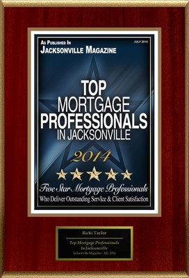 Ricki Taylor Selected For "Top Mortgage Professionals In Jacksonville"