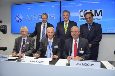 Global Aeronautics Leader Airbus Joins Forces With Commonwealth Center For Advanced Manufacturing