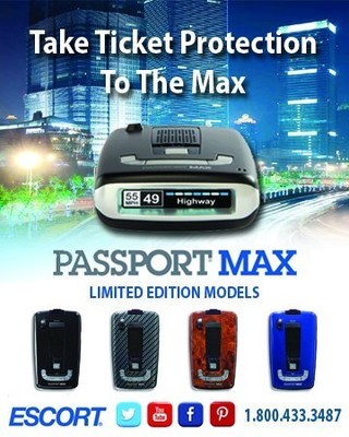 ESCORT Invites Drivers to Experience the All-Digital PASSPORT® Max™ High Definition Radar Detector