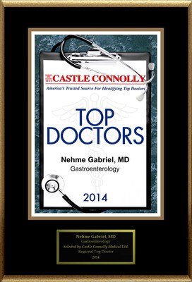 Dr. Nehme Gabriel is recognized among Castle Connolly's Top Doctors® for Central Florida, region in 2014.