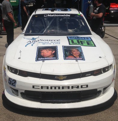 AlloSource Sponsors Joey Gase In NASCAR Nationwide Race To Drive Awareness For Organ, Eye And Tissue Donation