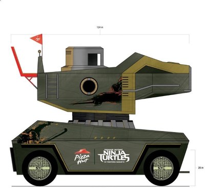 Pizza Hut® To Debut Life-Size, Fully Functional Teenage Mutant Ninja Turtles Pizza Thrower At Comic-Con