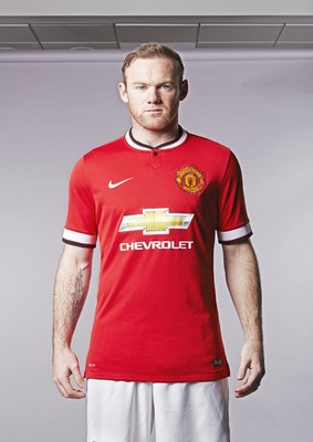 Manchester United, including Wayne Rooney (pictured), will take the pitch for the first time in their Chevrolet-branded shirt on July 23 during the Chevrolet Cup. The club takes on the LA Galaxy at the Rose Bowl in Pasadena, Calif. at 7:30 p.m. PDT/3:30 a.m. GMT. The match will be live streamed globally at ChevroletFC.com.