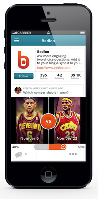 Lebron's "No. 6 or 23" Question on the Bedloo App