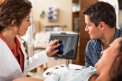 Perform on-the-spot diagnostic scans with Philips' VISIQ ultrasound system
