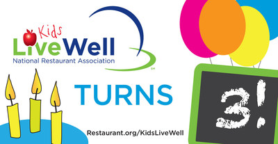 Kids LiveWell Initiative Marks Third Anniversary with 150 Restaurant Brand Participants