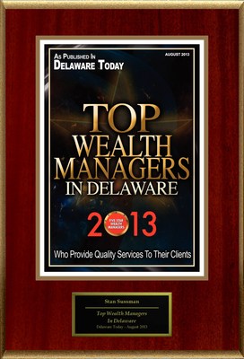 Stan Sussman Selected For "Top Wealth Managers In Delaware"