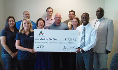 ACE Donates $17,789 to Support Employment, Resources for the Homeless