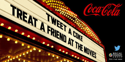 Regal Cinemas Partners with Coca-Cola on 'Tweet a Coke- Program. Source: Regal Entertainment Group