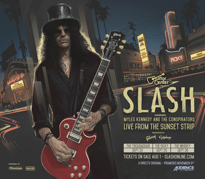 Guitar Center And DIRECTV Announce Slash Featuring Myles Kennedy And The Conspirators Live From The Sunset Strip