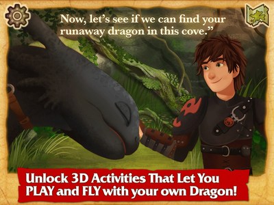 DreamWorks Press releases a groundbreaking, premium interactive story app based on the world and beloved characters from DreamWorks’ Dragon franchise. Following the launch of their publishing division, DreamWorks Press: Dragons is the studio’s first self-published story app, allowing readers to train their own dragons, explore unseen lands, and become the lead character within brand-new Dragon tales