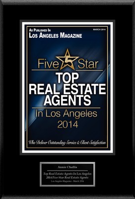 Annie Challis Selected For "Top Real Estate Agents In Los Angeles"