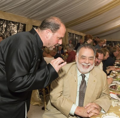 Barrett Wissman and Francis Ford Coppola reveling in the “Bella Italia!” Tribute to Sophia Loren at the Ninth Annual Napa Valley Festival del Sole.  Source: IMG Artists