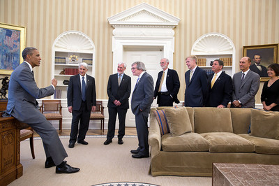 President Obama Meets U.S. Laureates of 2014 Kavli Prizes