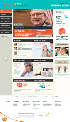 GSK's COPD.com Relaunch Promotes Understanding and Dialogue about COPD
