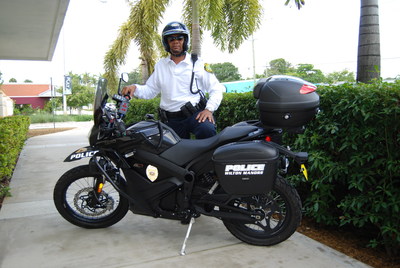 Wilton Manors Police Department is the first Police Department in the State of Florida to Welcome Electric Fuel-Free Motorcycle Into Fleet