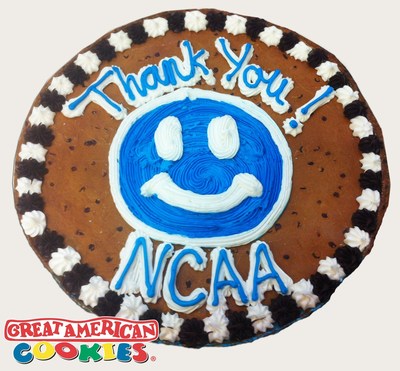 Great American Cookies® Applauds National Collegiate Athletic Association (NCAA®) Ruling In Favor of Icing on Cookie Cakes