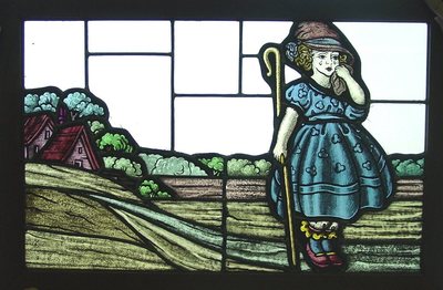 Visitors to the St. Vincent and Sarah Fisher Center 'Windows of Opportunity' exhibit at the Detroit Historical Museum can enter a drawing to win an authentic reproduction of the Little Bo Peep stained glass window, first created in 1929.