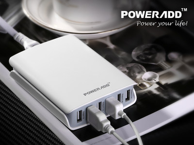 Poweradd Announces the Industry-Leading 50W Desktop USB Charger