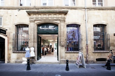 American Apparel, the vertically integrated clothing manufacturer based in downtown Los Angeles, has announced the relocation of its Aix-en-Provence store.
