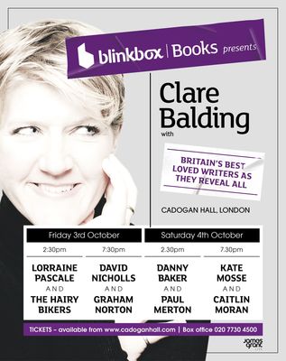 Superstar Line Up Set to Join Clare Balding for No Holds Barred Celebrity Author Event