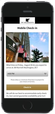 Marriott expands Mobile Check-in and Checkout Services.