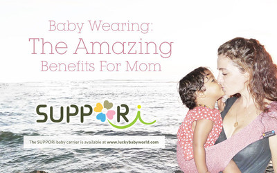 Lucky Baby World USA says Baby wearing is as beneficial to Mom as it is for Baby