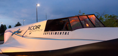 XCOR Lynx Spacecraft Lands at Monterey Jet Center