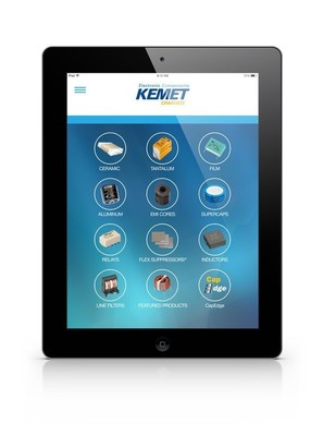 KEMET Introduces Electronic Components App for iPad®