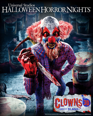 Grammy Award Winner and Rock and Roll Hall of Fame Guitarist, SLASH, Strikes a Chord at Universal Studios Hollywood, Composing First-Ever Original Score for Theme Park’s Gripping New “Halloween Horror Nights” Maze, “Clowns 3D Music by SLASH.”