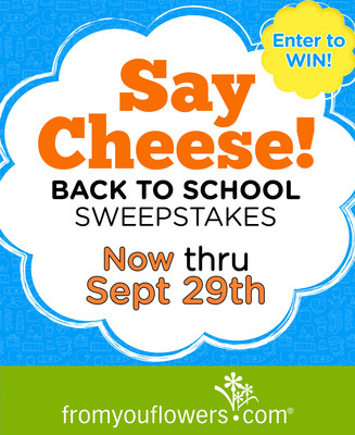 From You Flowers Launches Say Cheese! Back to School Sweepstakes
