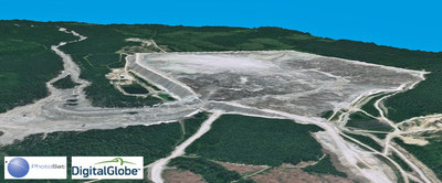 PhotoSat Measuring Volume of Mount Polley Mine Tailings Spill from Space