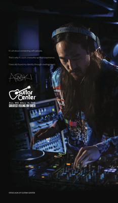 Guitar Center Confirms DJ And Producer Steve Aoki to be Next Artist Featured in "Greatest Feeling on Earth" Marketing Campaign