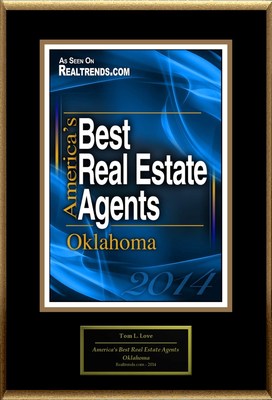 Tom L. Love Selected For "America's Best Real Estate Agents: Oklahoma"