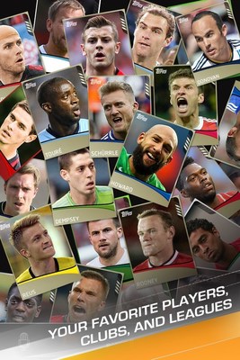 Topps Launches TOPPS KICK 15 for Fans of Barclays Premier League, Bundesliga and Major League Soccer