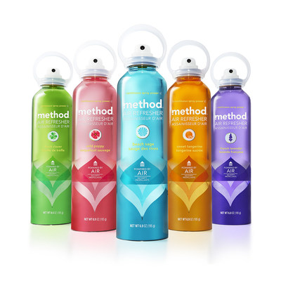 Method Launches Air Refresher with Revolutionary Pressurized Air Technology