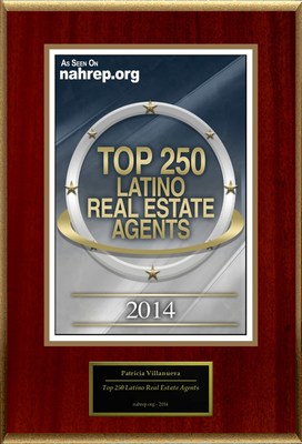Patricia Villanueva Selected For "2014 Top 250 Latino Real Estate Agents"