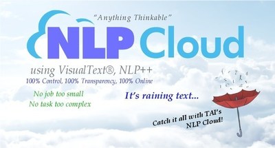 Text Analysis International's New Service Allows Unstructured Text to Be Processed on the Cloud