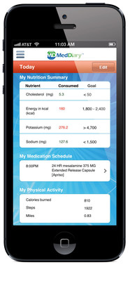 MedDiary Launches "Mobile Health-as-a-Service" Platform