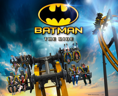 Batman: The Ride - World's First 4D Free Fly Coaster at Six Flags Fiesta Texas, San Antonio in 2015