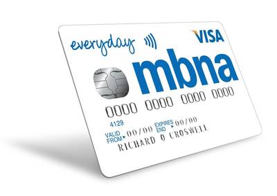 MBNA Improves "Everyday" Credit Card Offer for New Customers