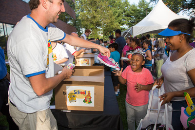 Henry Schein's 17th annual  "Back to School" program will send more than 5,000 children back to school this year with essential school supplies donated by the Company, and many with first day back to school outfits personally selected and paid for by the Company's Team Members.  Since its inception in 1998, more than 27,000 children have participated in the program.