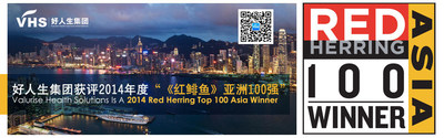 Valurise Health Solutions was awarded the 2014 Red Herring Top 100 Asia, being the only healthcare service enterprise in Asia receiving the very award.