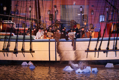 TAKING LIBERTIES: Historic Boston recreates the infamous Boston Tea Party on Dec. 16, 2014 in celebration of the 241st Anniversary.  This annual reenactment is an opportunity for the public to experience one of America's most iconic public protests which sparked the American Revolution. Reenactors theatrically recreate the evening of Dec. 16, 1773 which begins with a fiery tea tax debate at Old South Meeting House, the historic hall where the colonists met 241 years ago, followed by a lively procession...