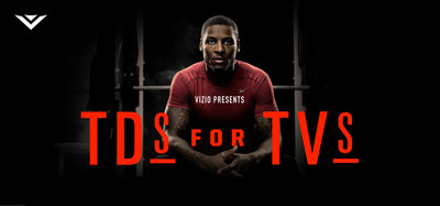 VIZIO and San Francisco Wide Receiver Stevie Johnson Launch 2014 "TDs For TVs" Campaign, Giving Back to Fans Across the Country and Boys &amp; Girls Clubs of America
