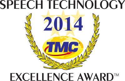 Interactions Wins 2014 Speech Technology Excellence Award