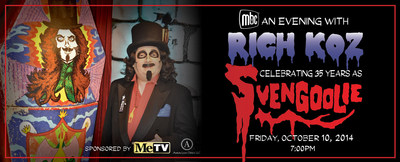 The Museum of Broadcast Communications &amp; MeTV Network to Honor Rich Koz - Celebrating 35 Years as 'Svengoolie'
