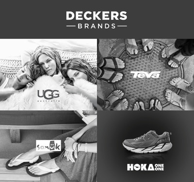 Deckers Brands behind UGG, Teva, Hoka, Sanuk & more, unveils new corporate brand identity.