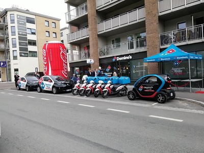 Domino's Pizza continues its global momentum as the recognized world leader in pizza delivery by opening its first store in Norway.
