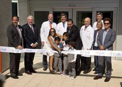 UF Health Shands Children's Hospital debuts a colorful new entrance, opens the Sebastian Ferrero Atrium